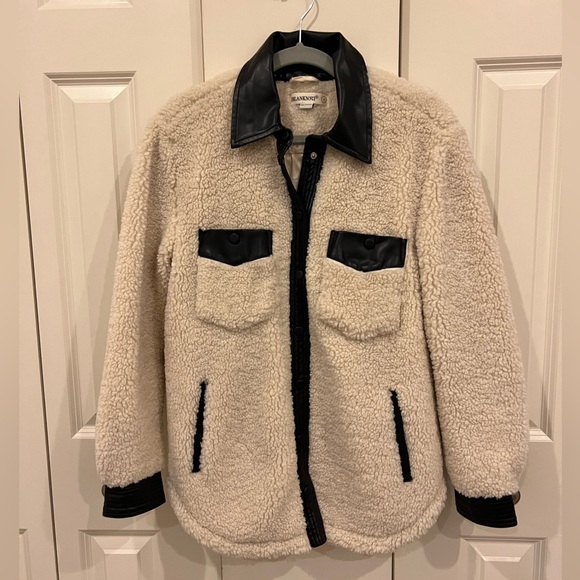 Leather Sherpa jacket - Picture 1 of 1